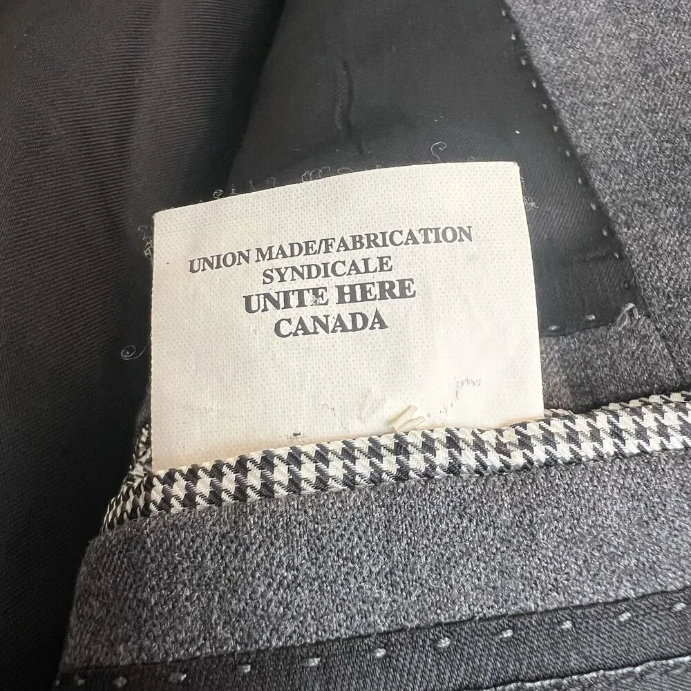 John Varvatos Blazer Dark Gray SOHO Fit Wool Men’s 44R - Picture 9 of 13